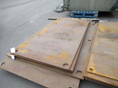 Heavy Duty Steel Road Plate 2500mm x 1250mm (approx.) Please note there is a £5 lift out fee on this
