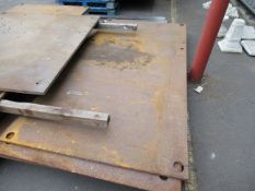 Heavy Duty Steel Road Plate 2500mm x 1250mm (approx.) min 19mm thickness Please note there is a £5