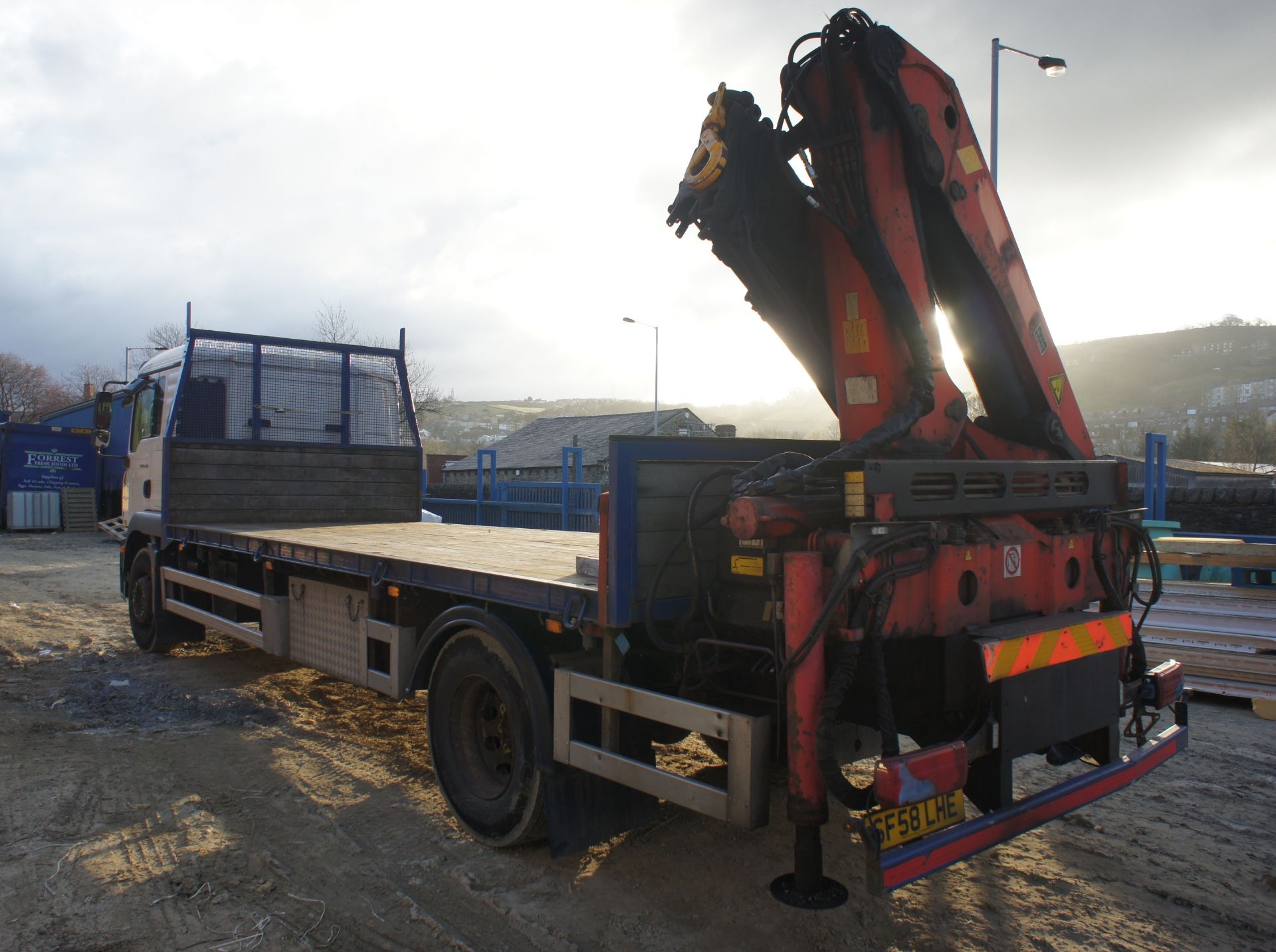 MAN/TGM 18.280 Flatbed HGV with Palfinger PK19000B Crane, 18,000kg gross weight, Registration SF58 - Image 4 of 30