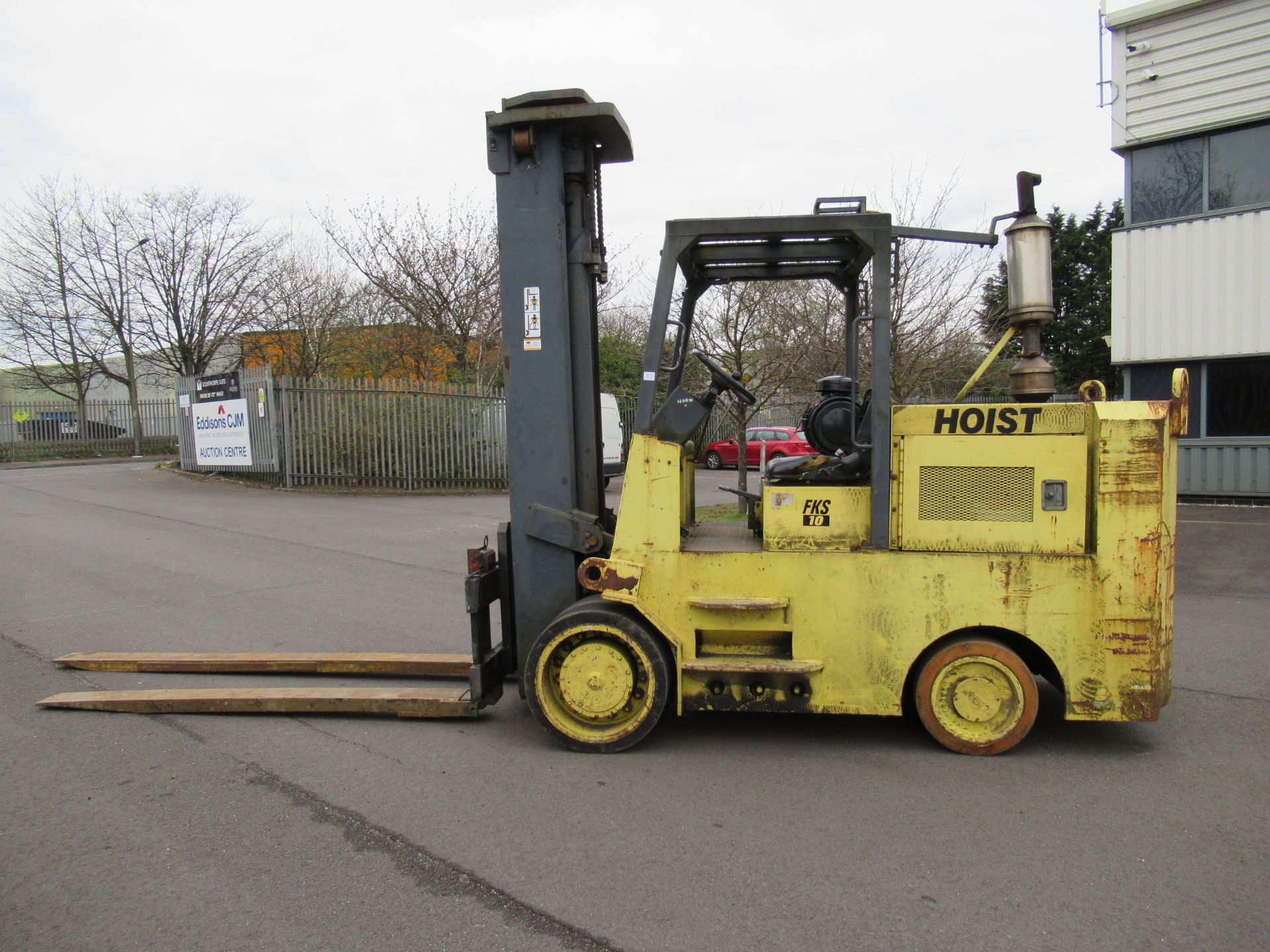 Hoist FK510 Diesel Forklift Truck, 10000kg Capacity, Duplex Mast, 3300mm Closed Height, 6400mm