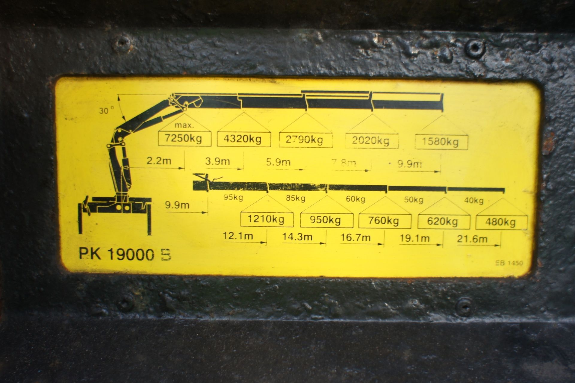 MAN/TGM 18.280 Flatbed HGV with Palfinger PK19000B Crane, 18,000kg gross weight, Registration SF58 - Image 22 of 30
