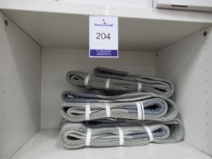 5 x Heavy Duty Slings 4T x 2m, Unused