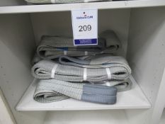 5 x Heavy Duty Slings 4T x 2m, Unused