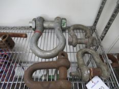 4 Various Heavy Duty Shackles