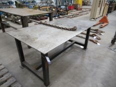 Steel Fabricated Aluminium Top Workbench 1800 x 1000mm