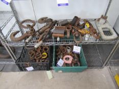 Quantity of Various Lifting Attachments to Shelf