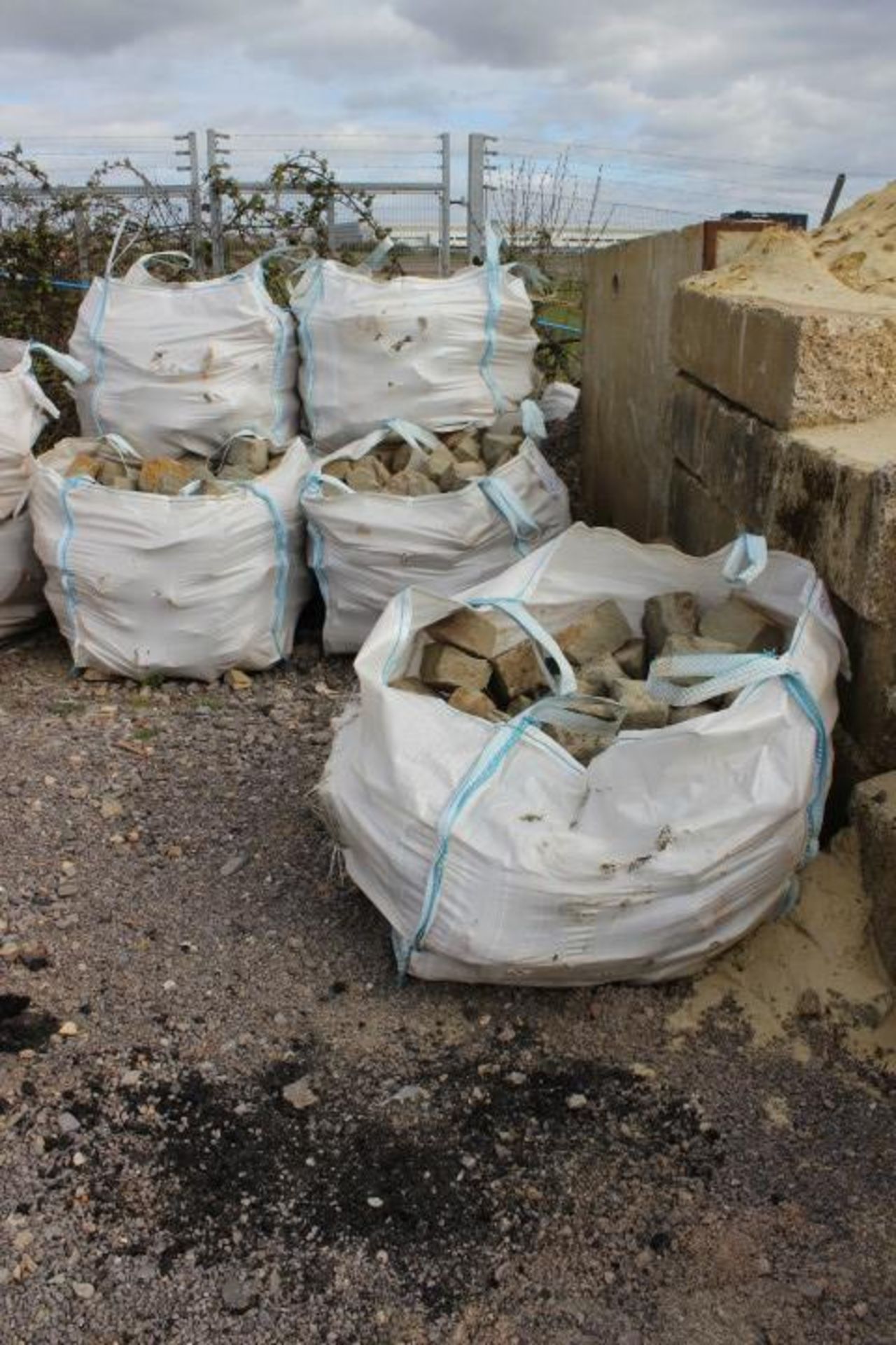 9 x Bags of Green Grey Limestone (please note ther