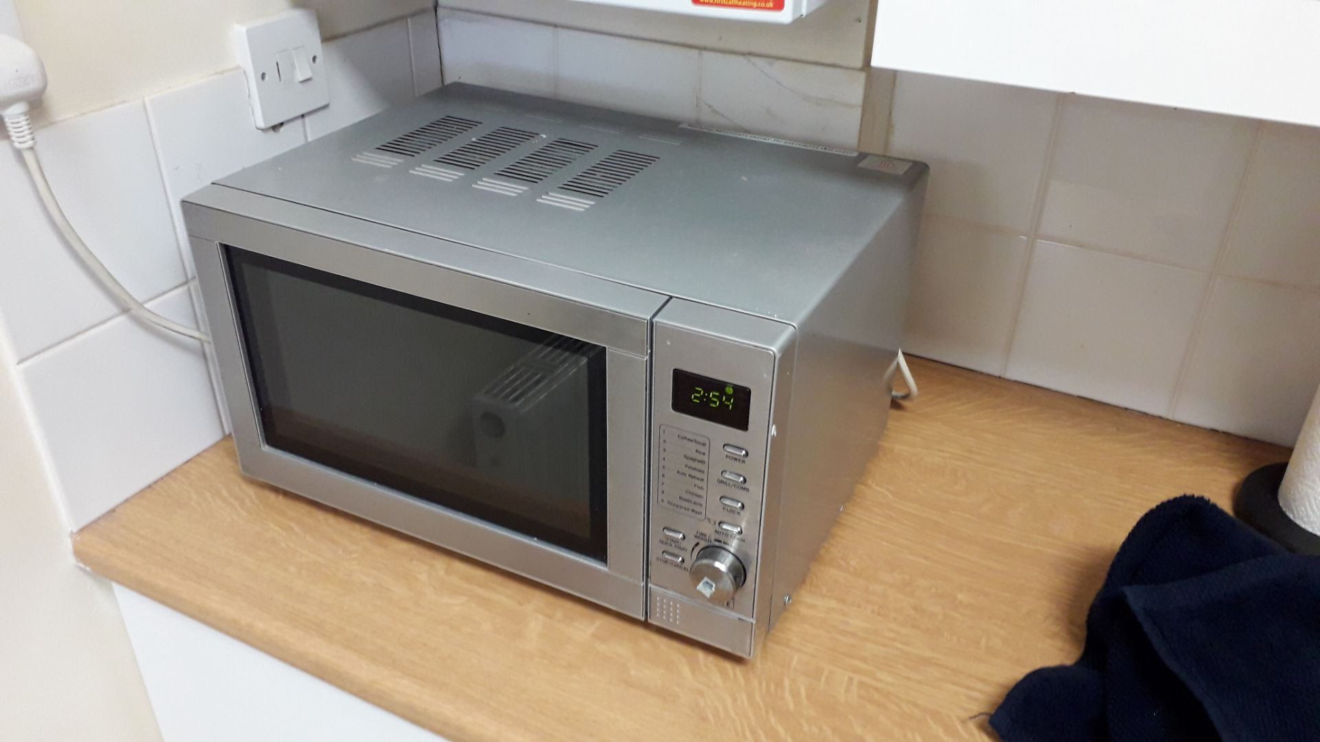 Contents of Kitchen to include Kenwood Stainless Steel Microwave Oven, Larder Refrigerator & Kitchen - Image 2 of 5