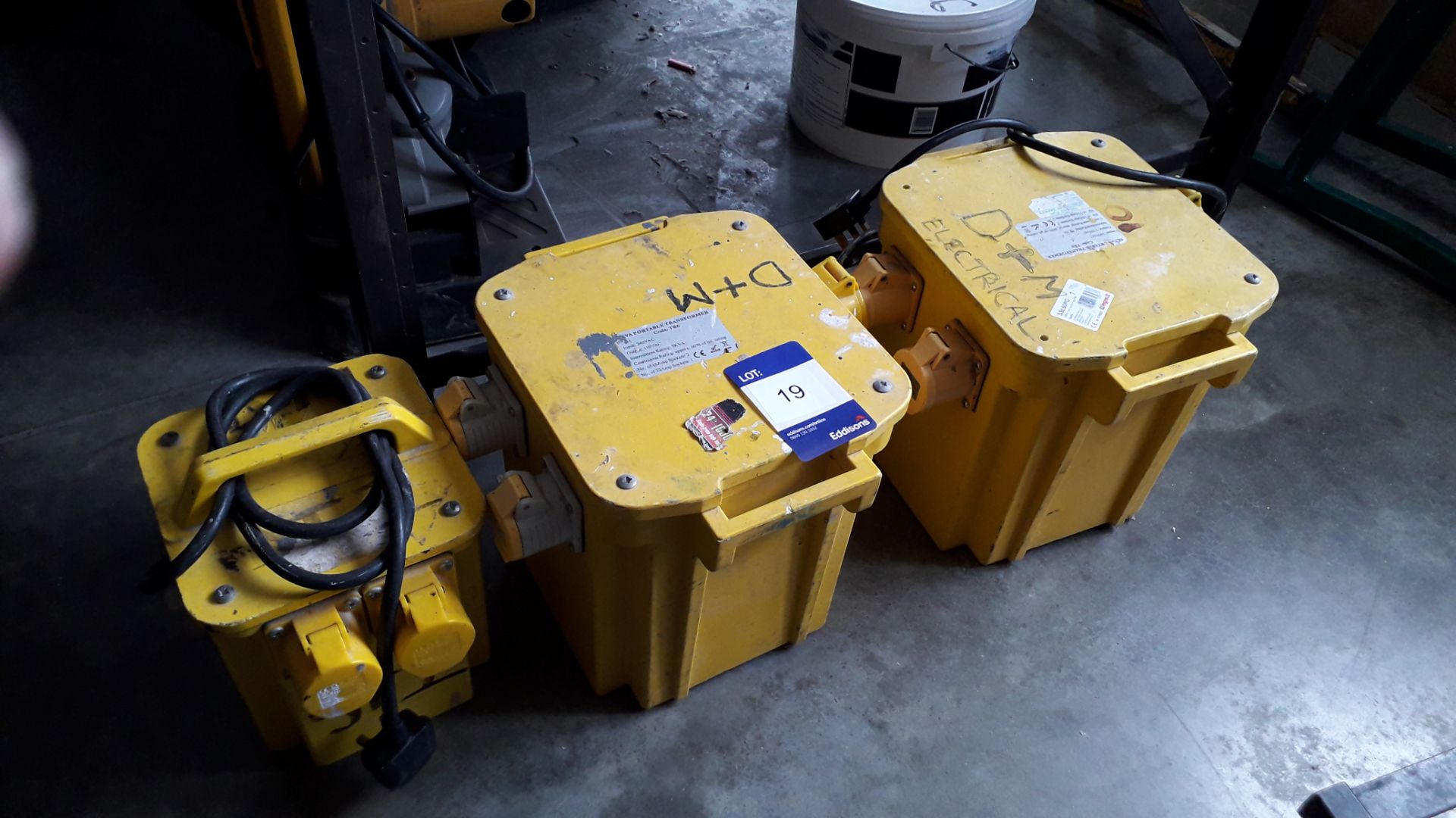 3 x 5kva 110v Transformers