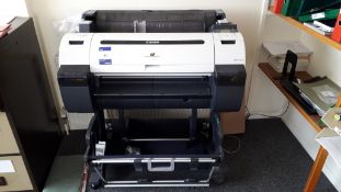 Canon IPF670 Image Prograf Wide Format Printer S/N BAFX0573