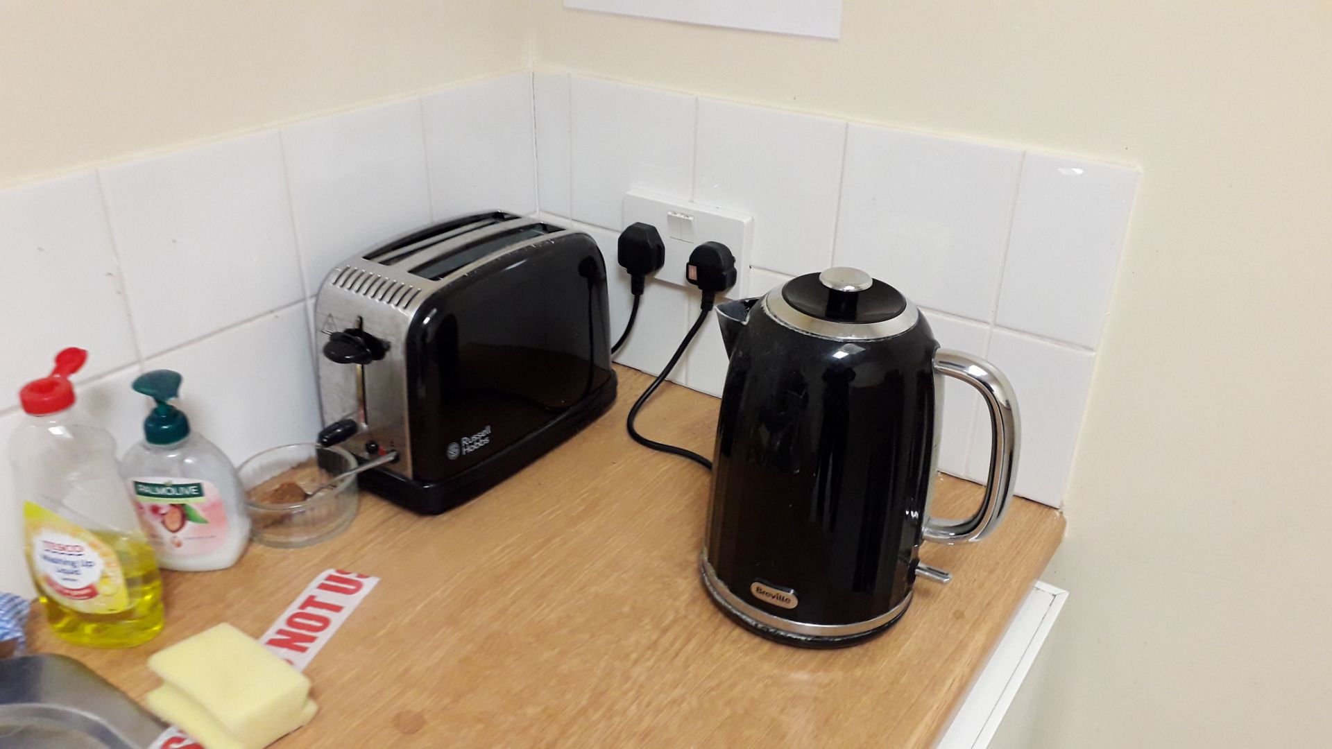 Contents of Kitchen to include Kenwood Stainless Steel Microwave Oven, Larder Refrigerator & Kitchen - Image 3 of 5