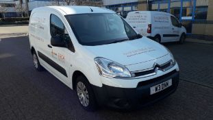 Citroen Berlingo 850 Enterprise HDI Panel Van, Registration W3 DNM, Date of Registration 12/12/2012,