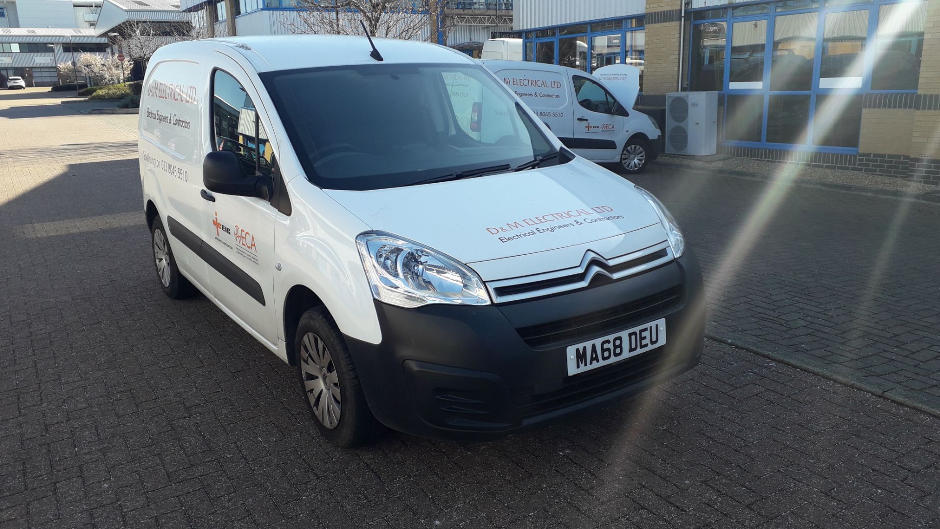 Citroen Berlingo 850 En-Prise Blue HDI Panel Van, Registration MA68 DEU, Date of Registration 12.