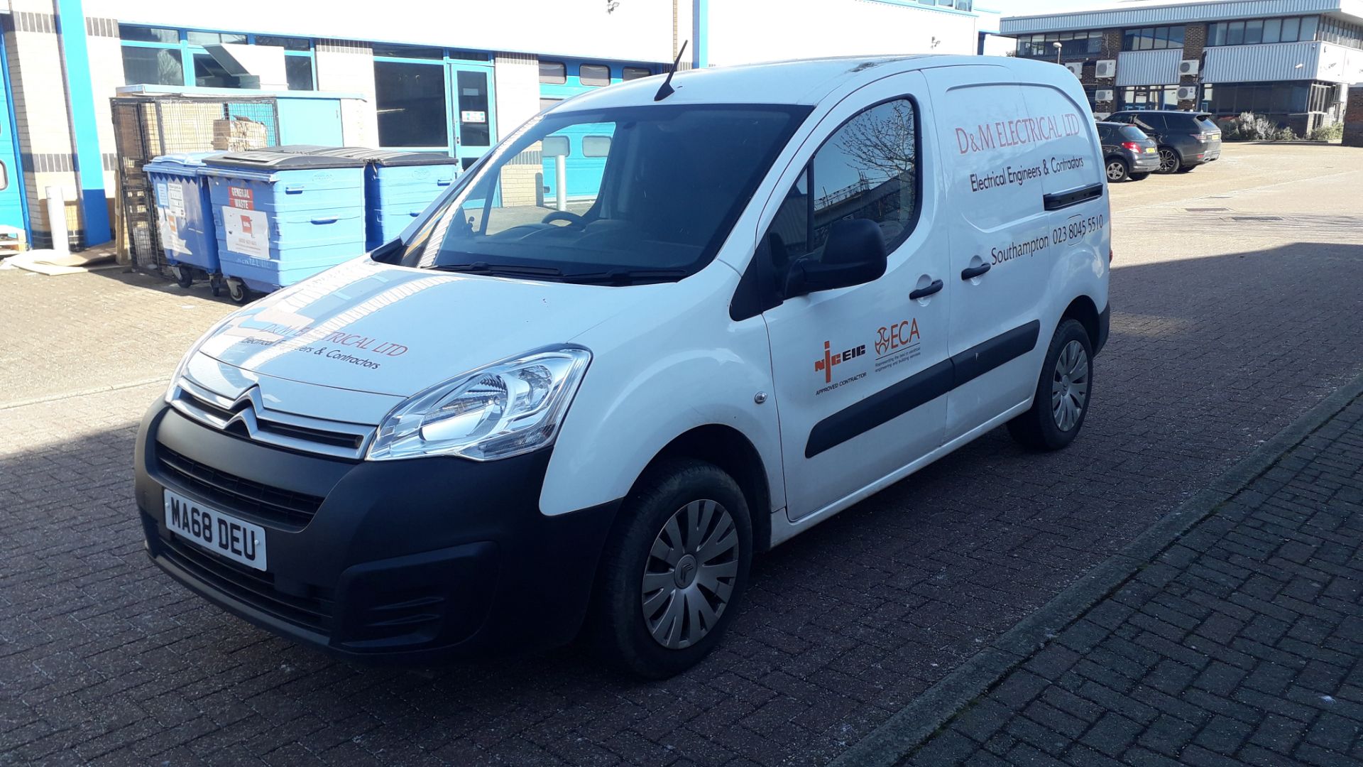 Citroen Berlingo 850 En-Prise Blue HDI Panel Van, Registration MA68 DEU, Date of Registration 12. - Image 3 of 18