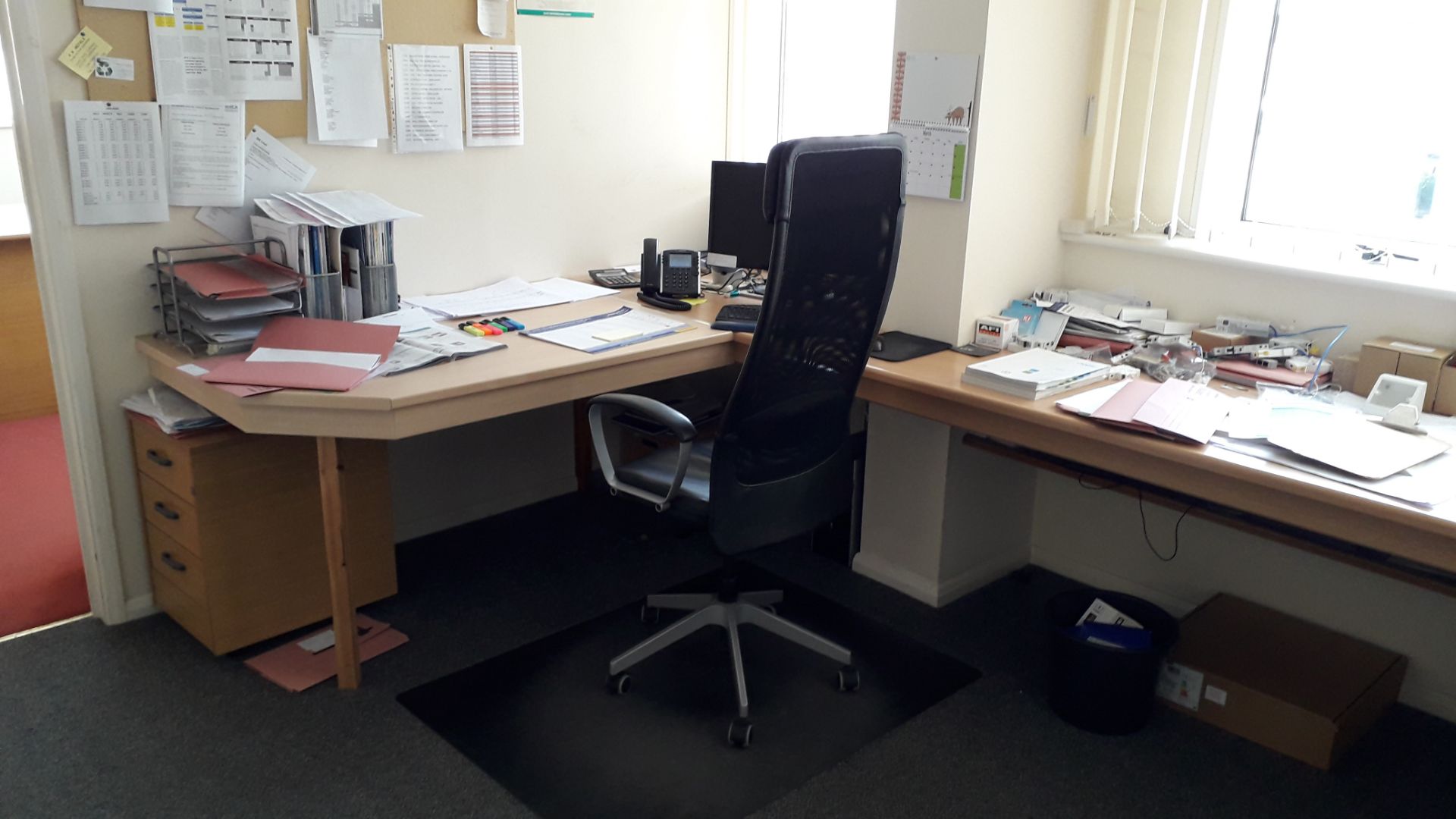 Content of Office to Include Non fitted furniture, - Image 2 of 5
