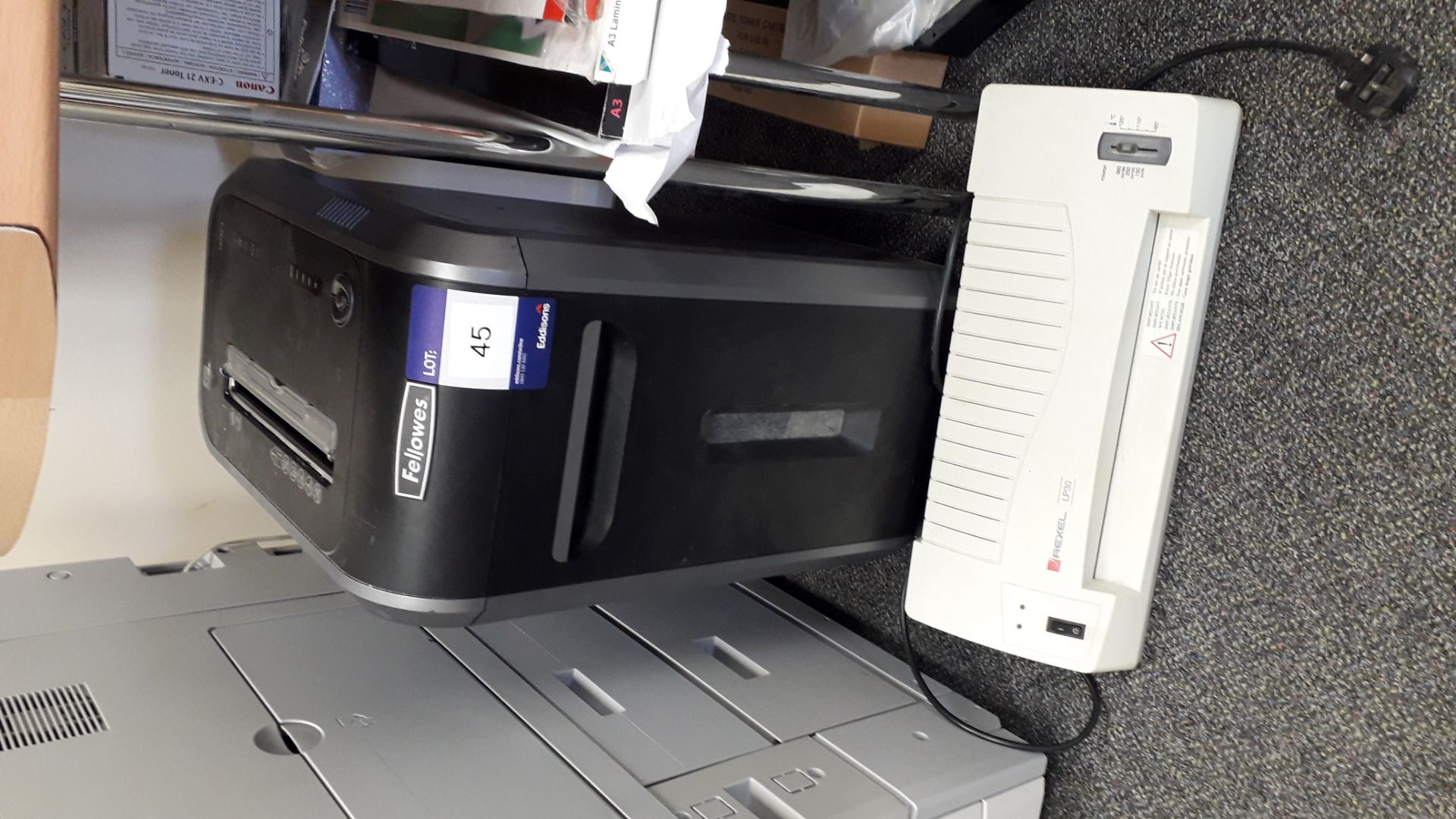 Fellowes 99CI Paper Shredder and Rexel LP30 Laminator - Image 2 of 2