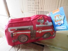 240 x New & Packaged Paw Patrol Fire Engine Pencil Cases