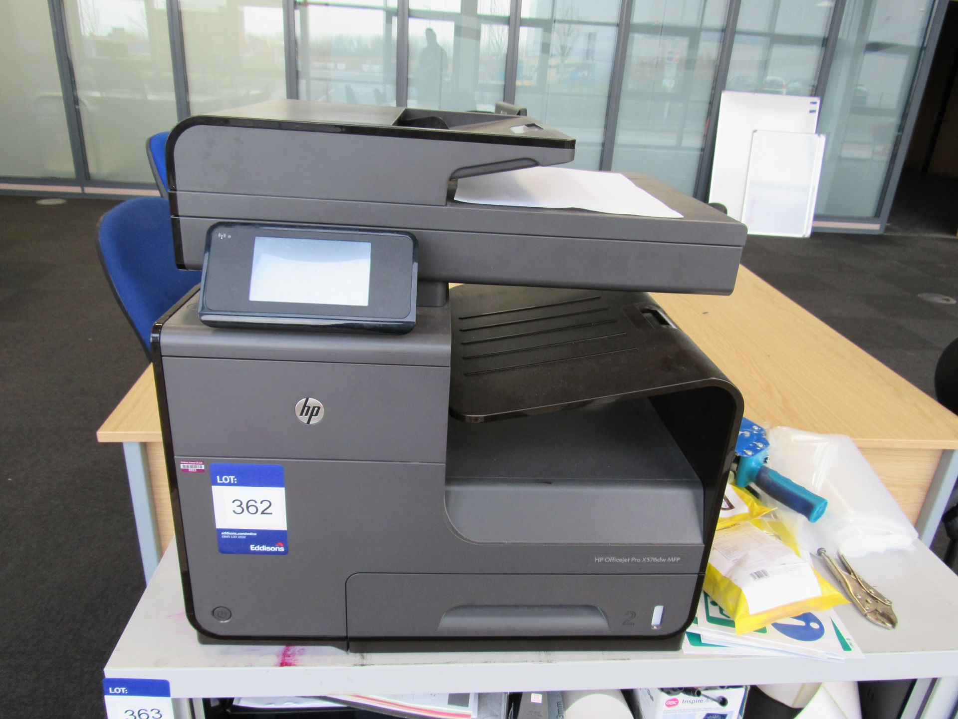 HP Office Jet Pro X576DW MFP Printer, Copier - Image 2 of 2