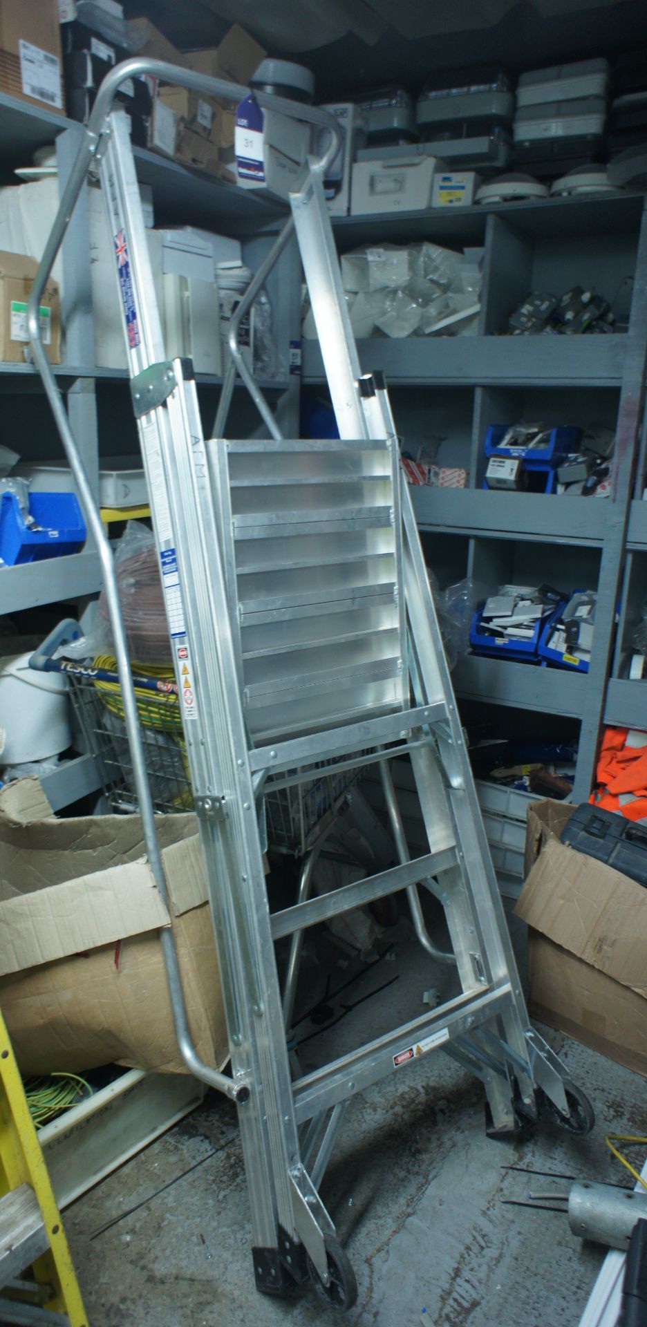 Metal podium Step Ladder