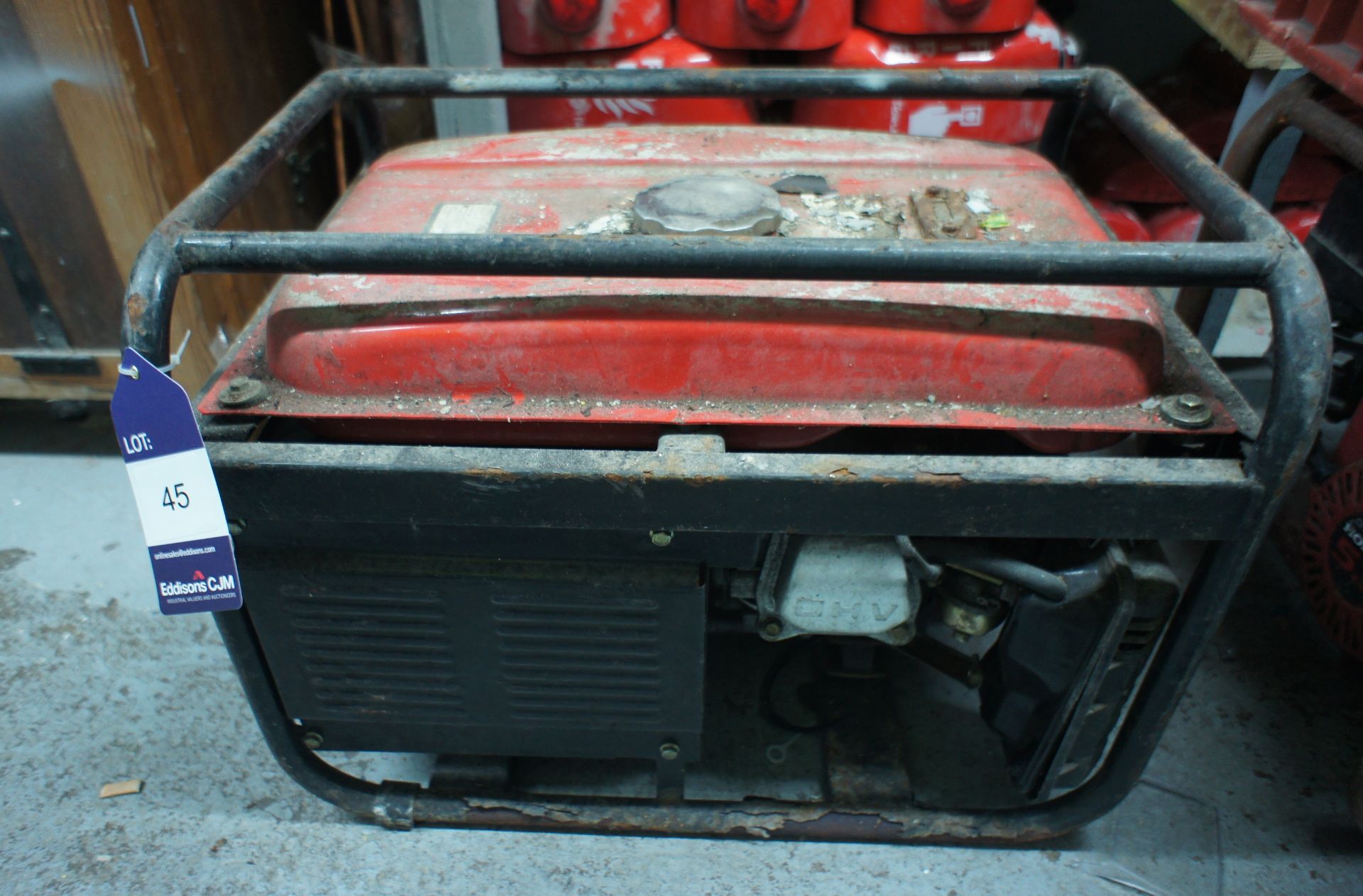 Petrol Generator with cradle - Image 2 of 3