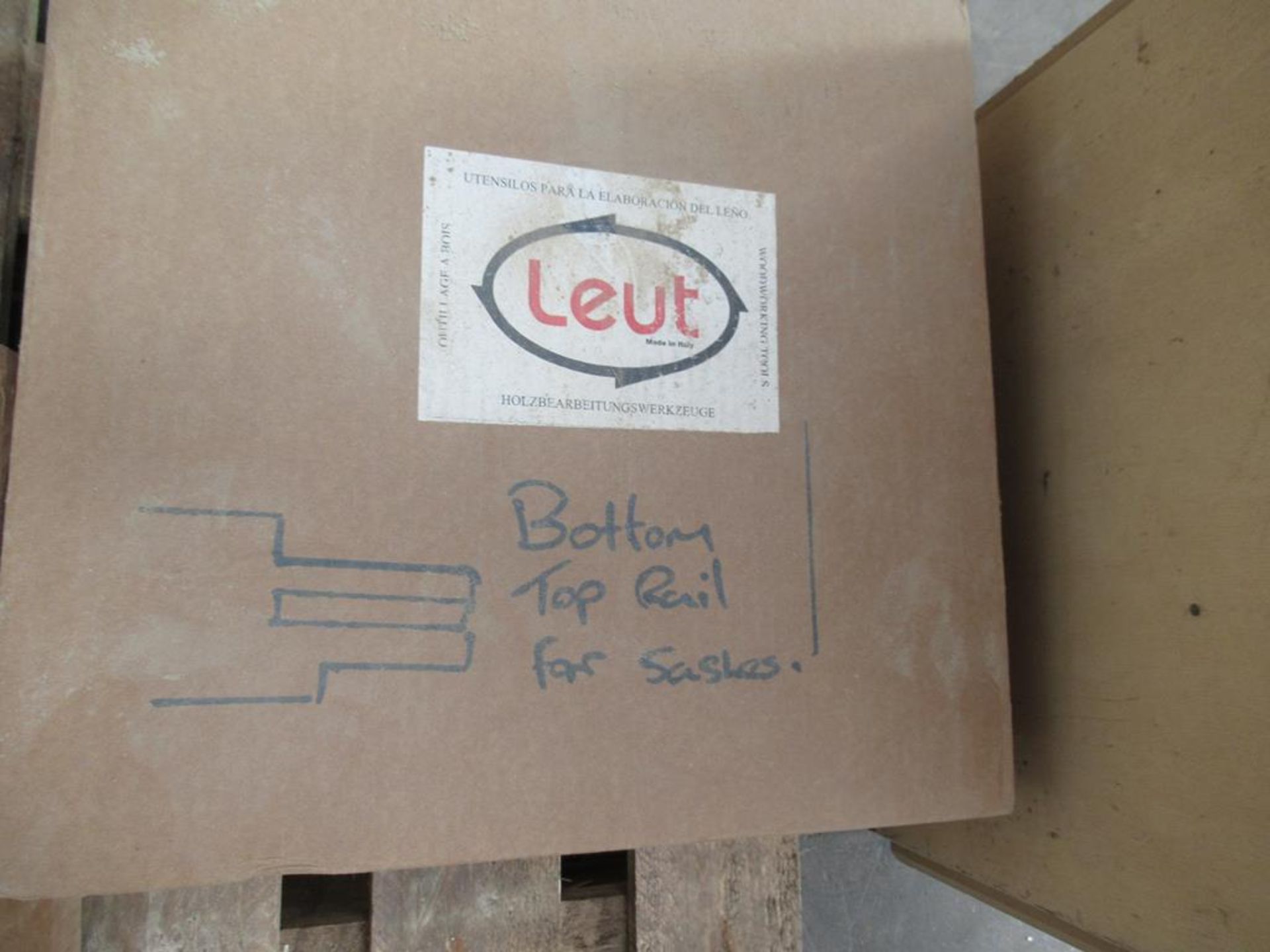 Pallet to Contain Various 'Leut' Woodworking Tooling - Image 3 of 9