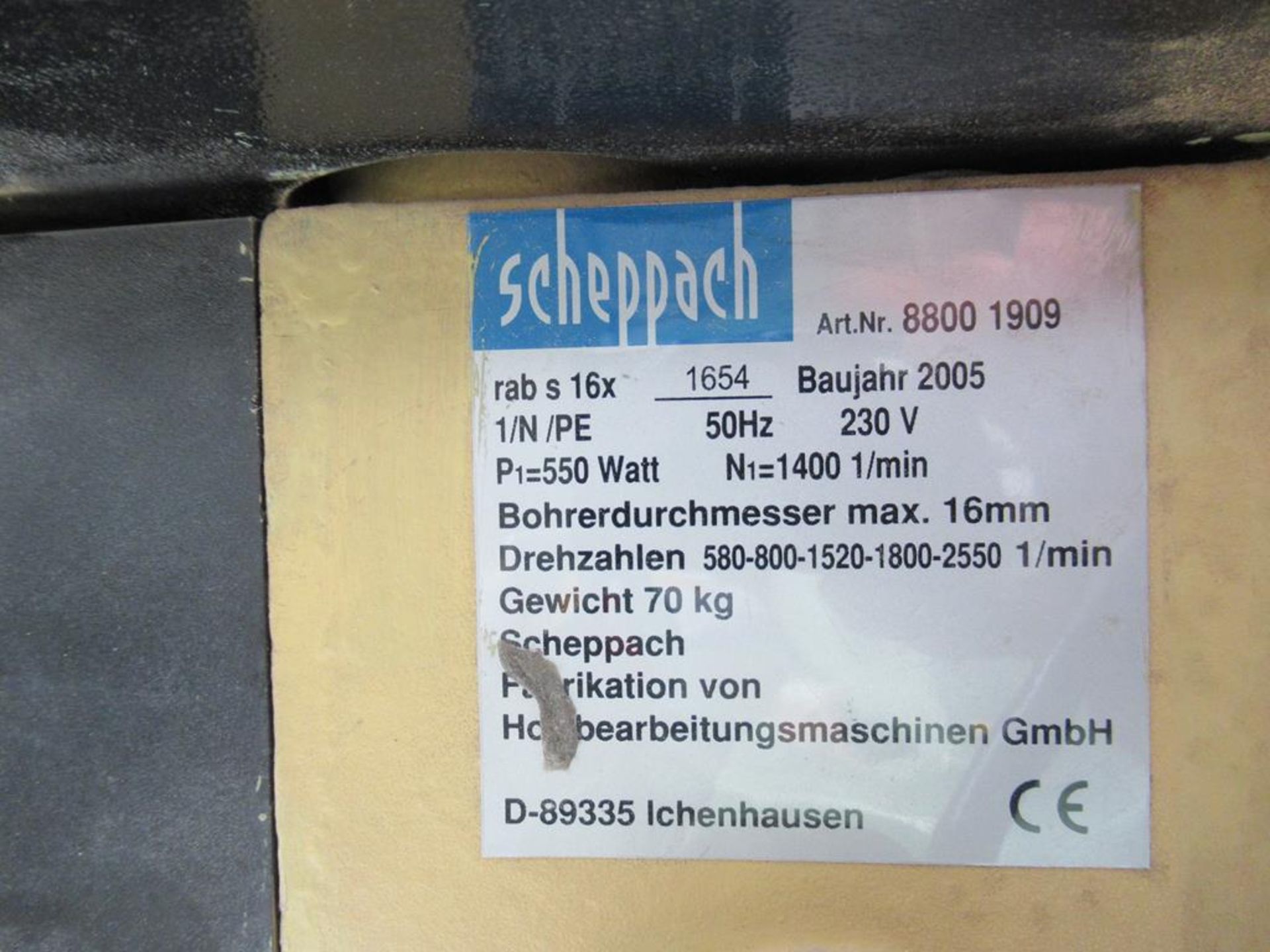 Scheppachi RAB S16X Radial Drill Press - Image 3 of 4