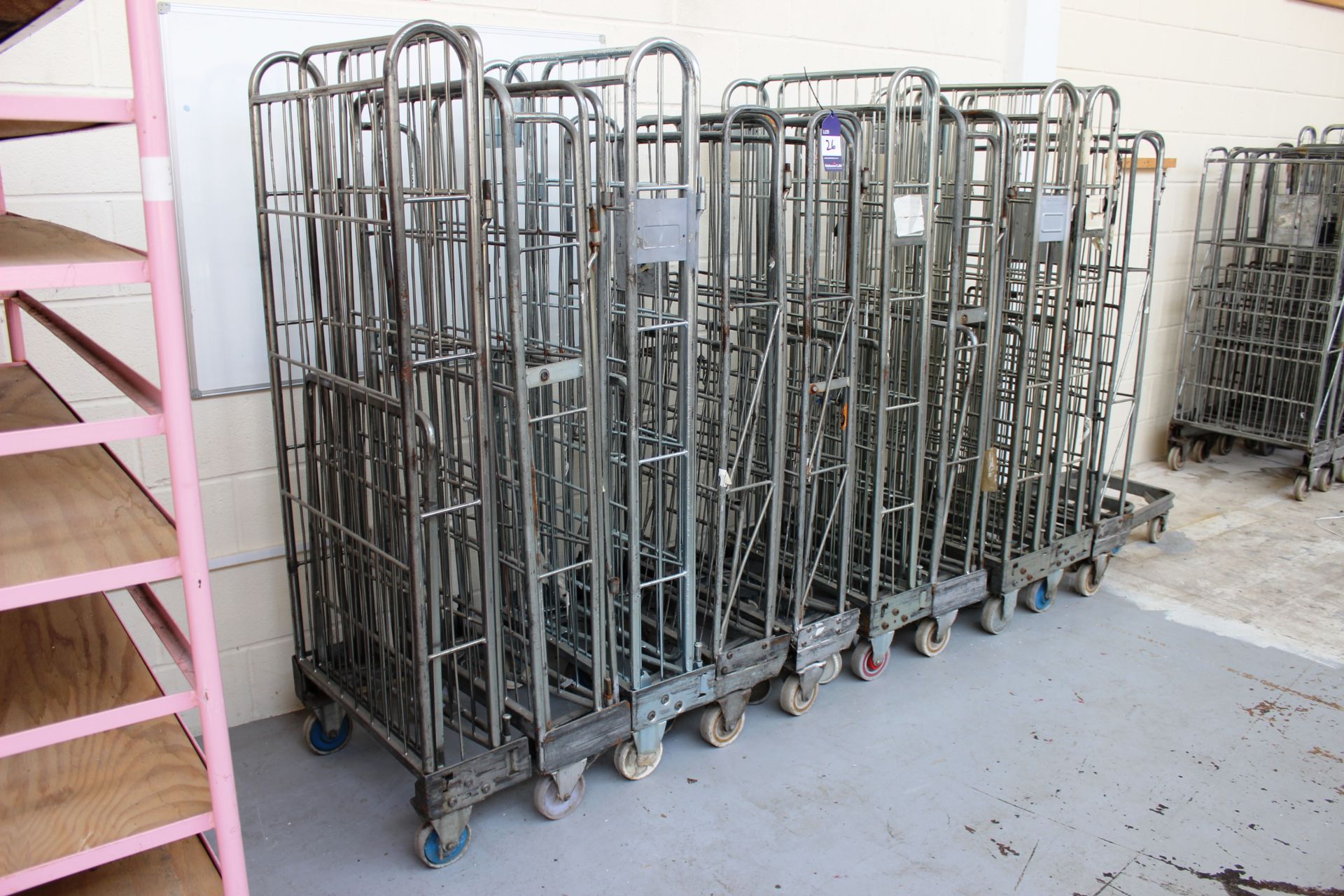 10 mobile steel Trolley/Cages