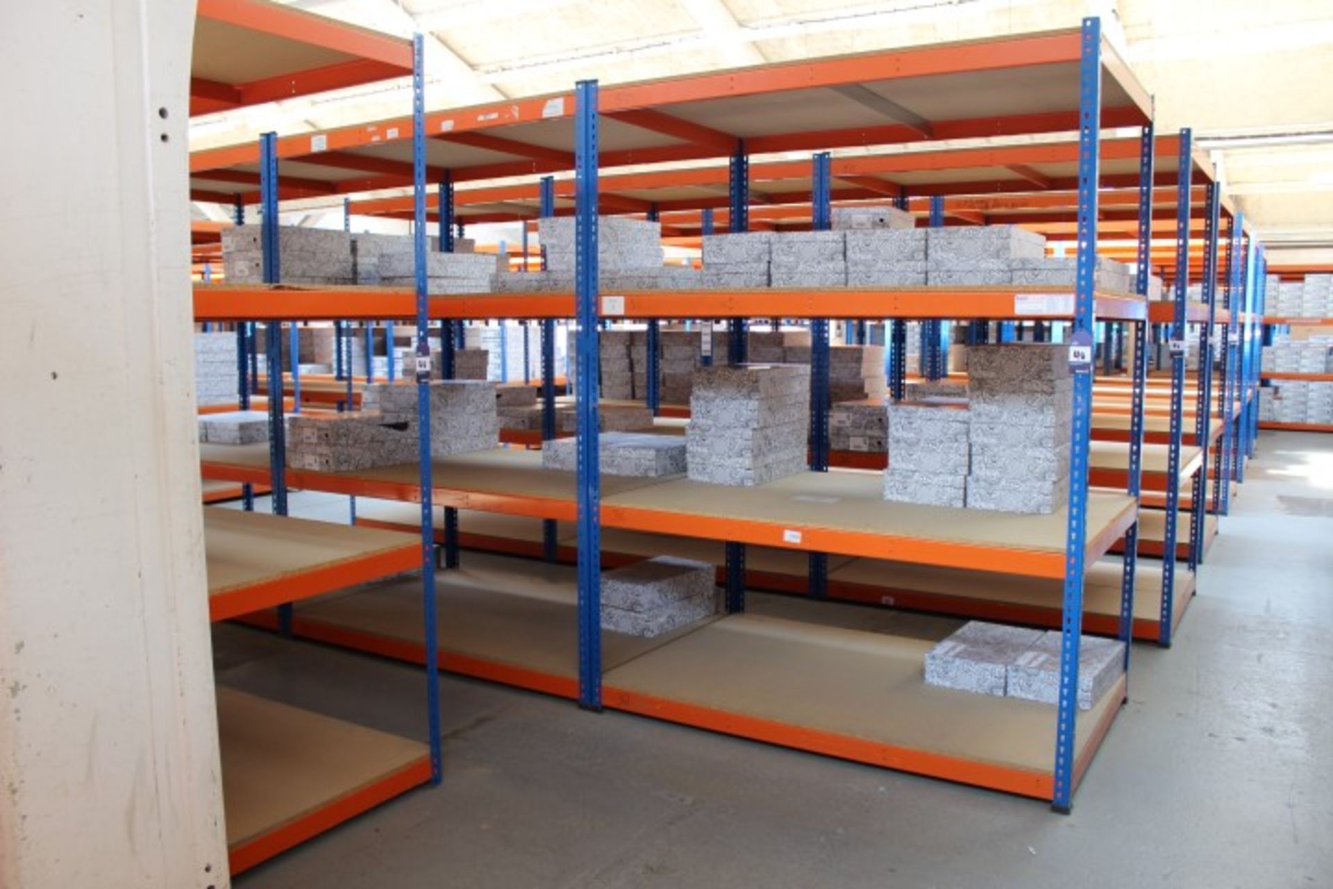 22 bays of Shelving/Racking, 48in depth