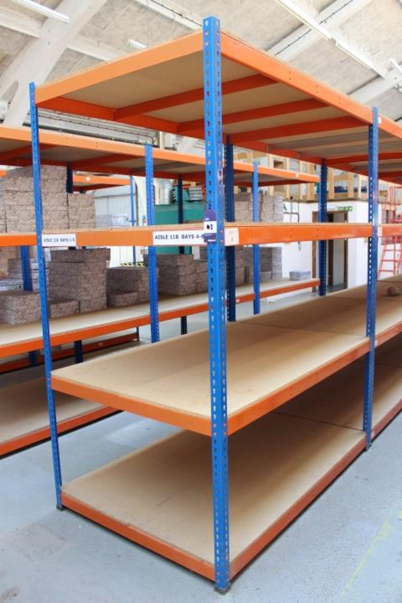 17 bays of Shelving/Racking, 48in depth - Image 2 of 2