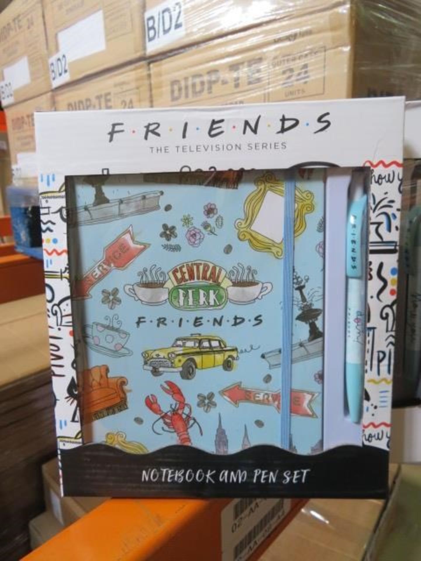 48 x Brand New & Boxed Friends Notebook & Pen Sets
