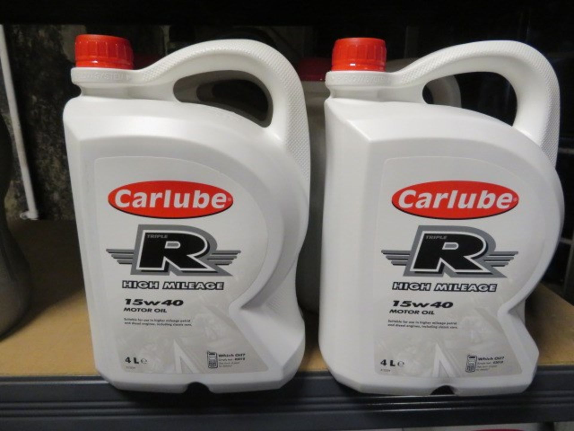 6 x CARLUBE TRIPLE R 4L 15w40 MOTOR OIL. SUITABLE