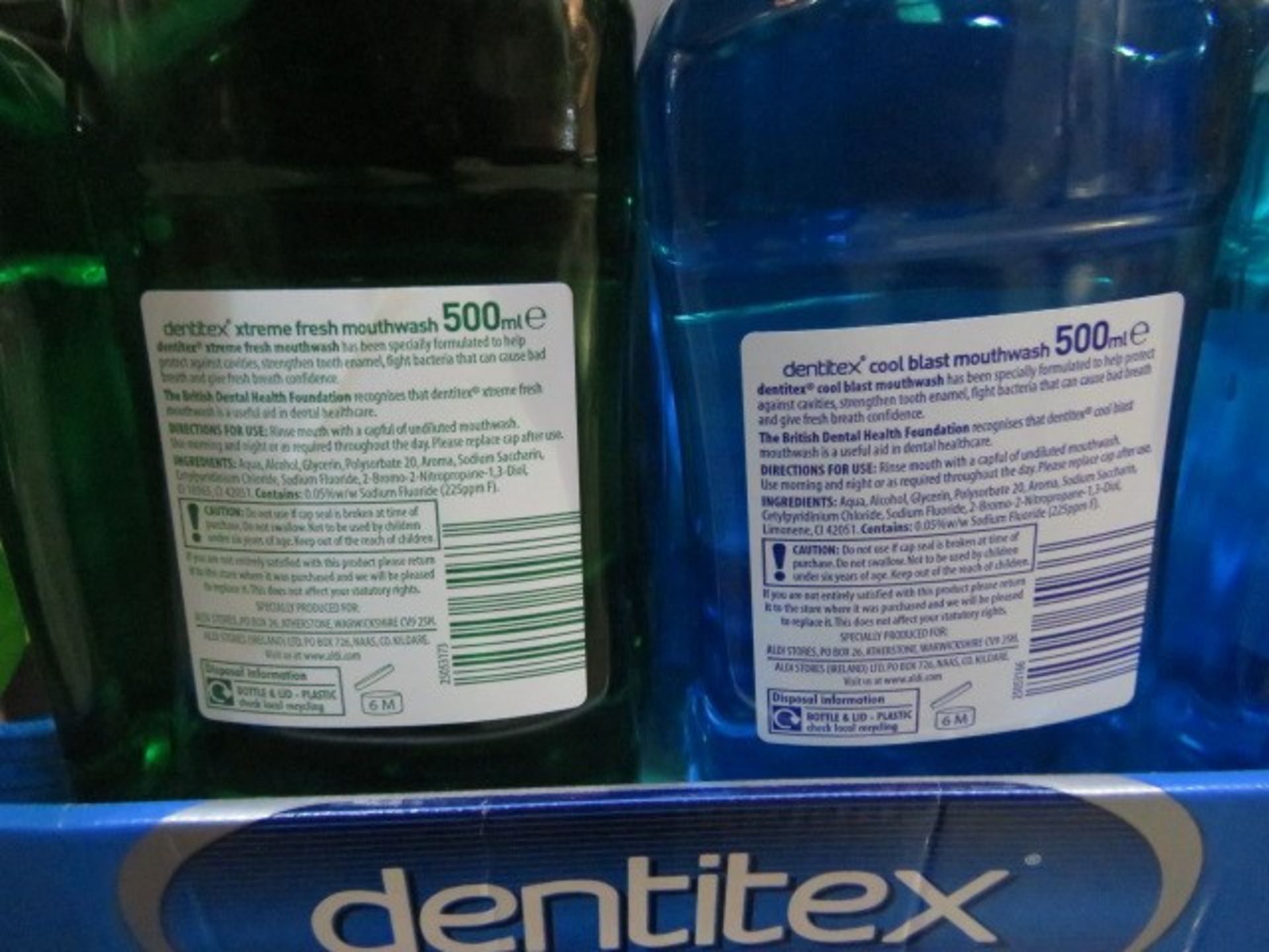 Pallet to contain 1,152 x Dentitex 500ml Mouthwash - Image 2 of 2