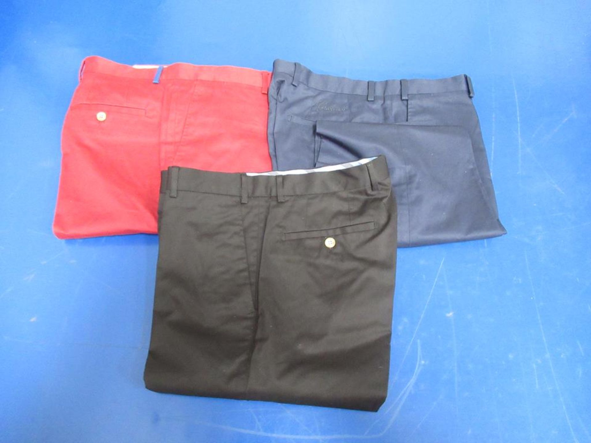 Box to contain 3 pairs of Grosvenor Men's Trousers with Unfinished Hem