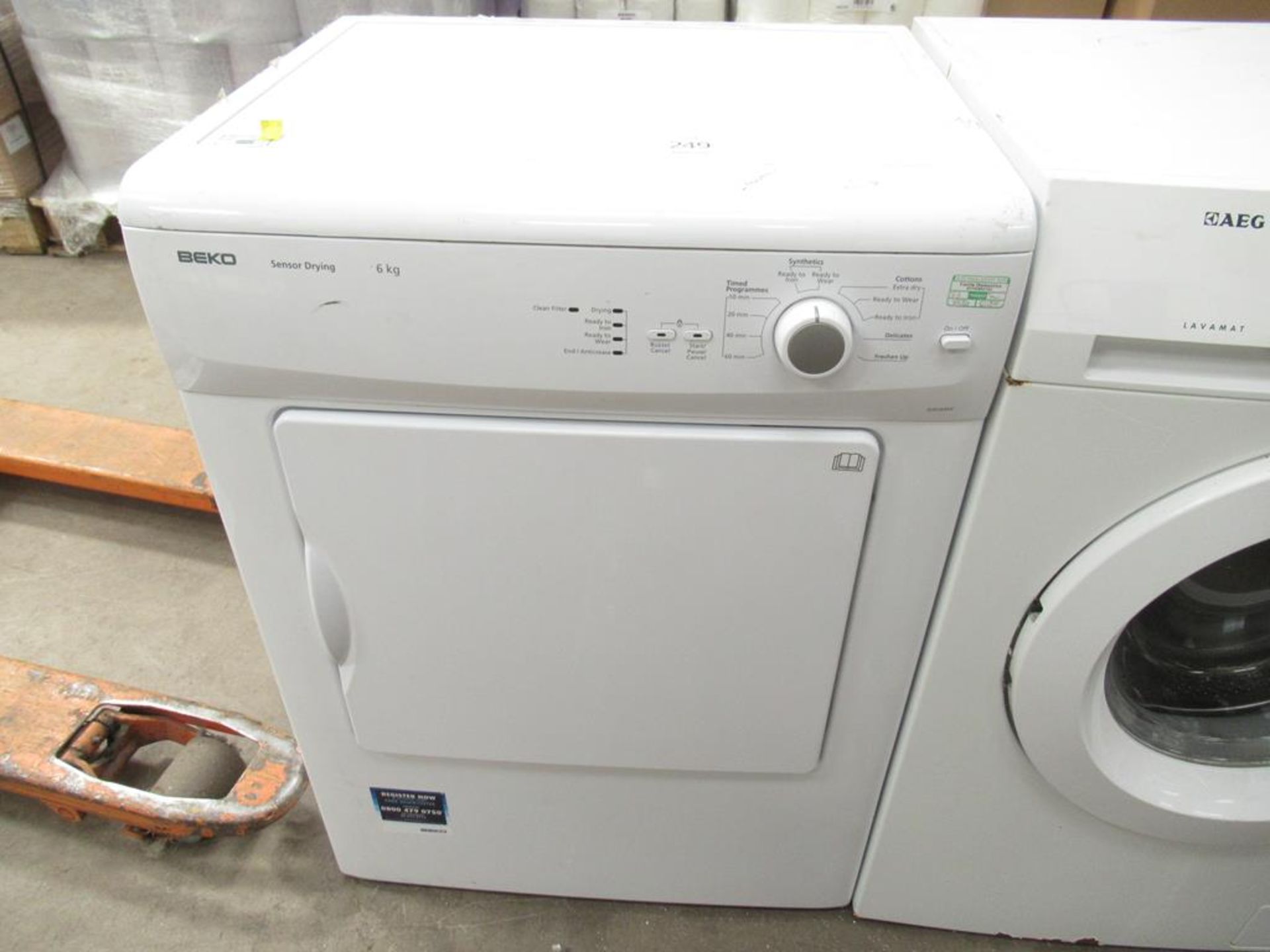 A Beko 6kg Sensor Drying Dryer