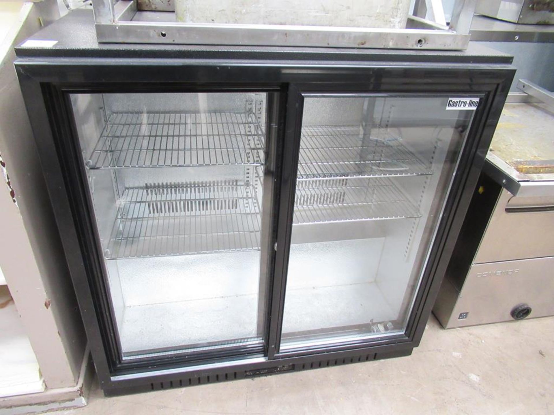 A Gastro-Line Double Door Display Chiller