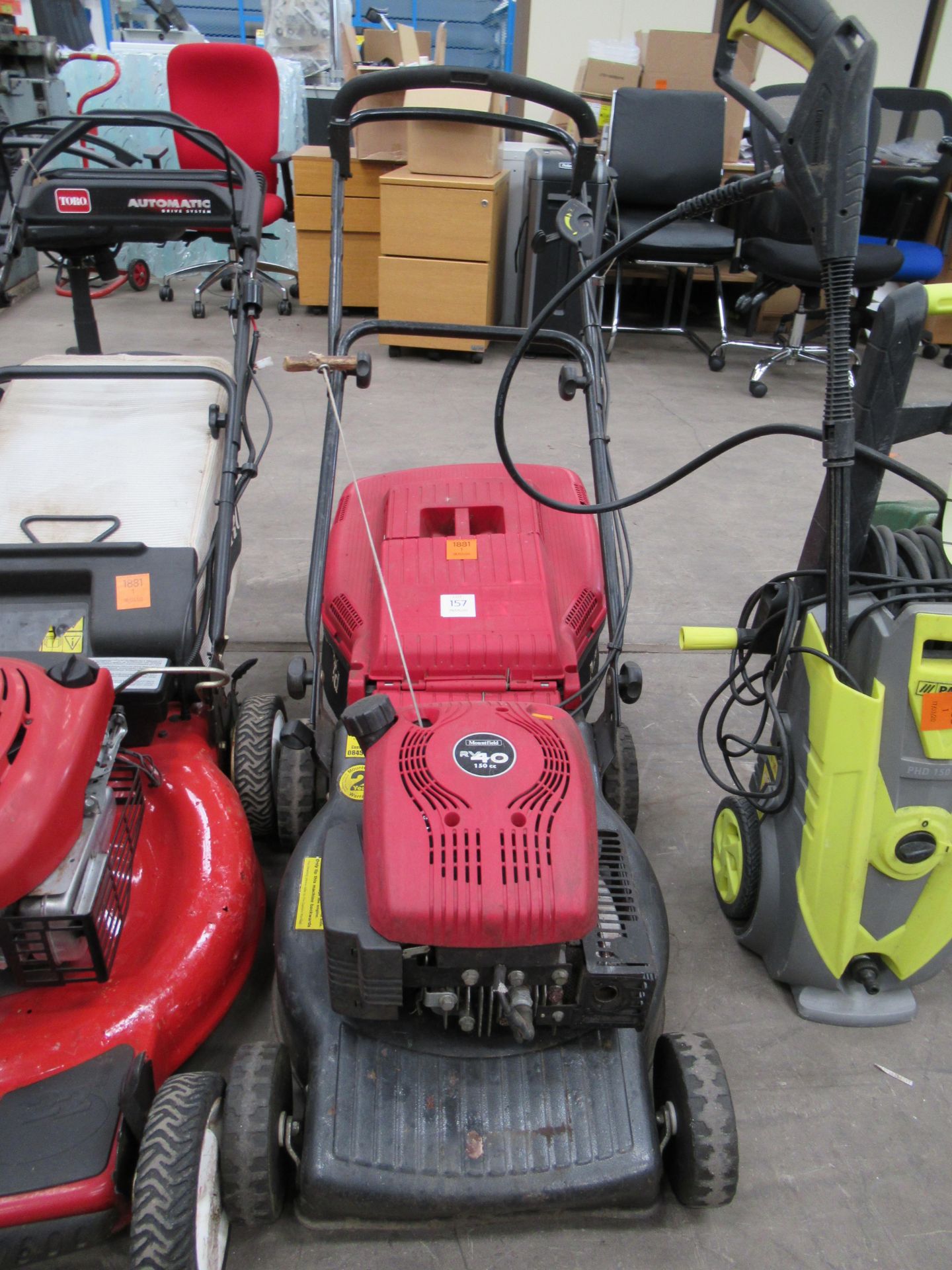 A Mountfield RV40 Petrol Lawn Mower