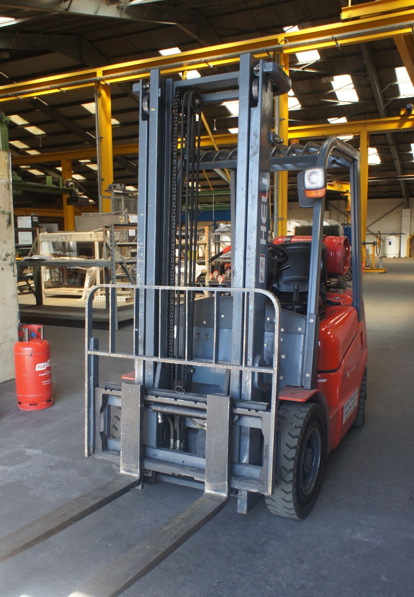 Heli FG250 LPG Forklift Truck, 2500kg capacity, duplex mast, side-shift, lift height: 3700mm, closed - Image 6 of 17