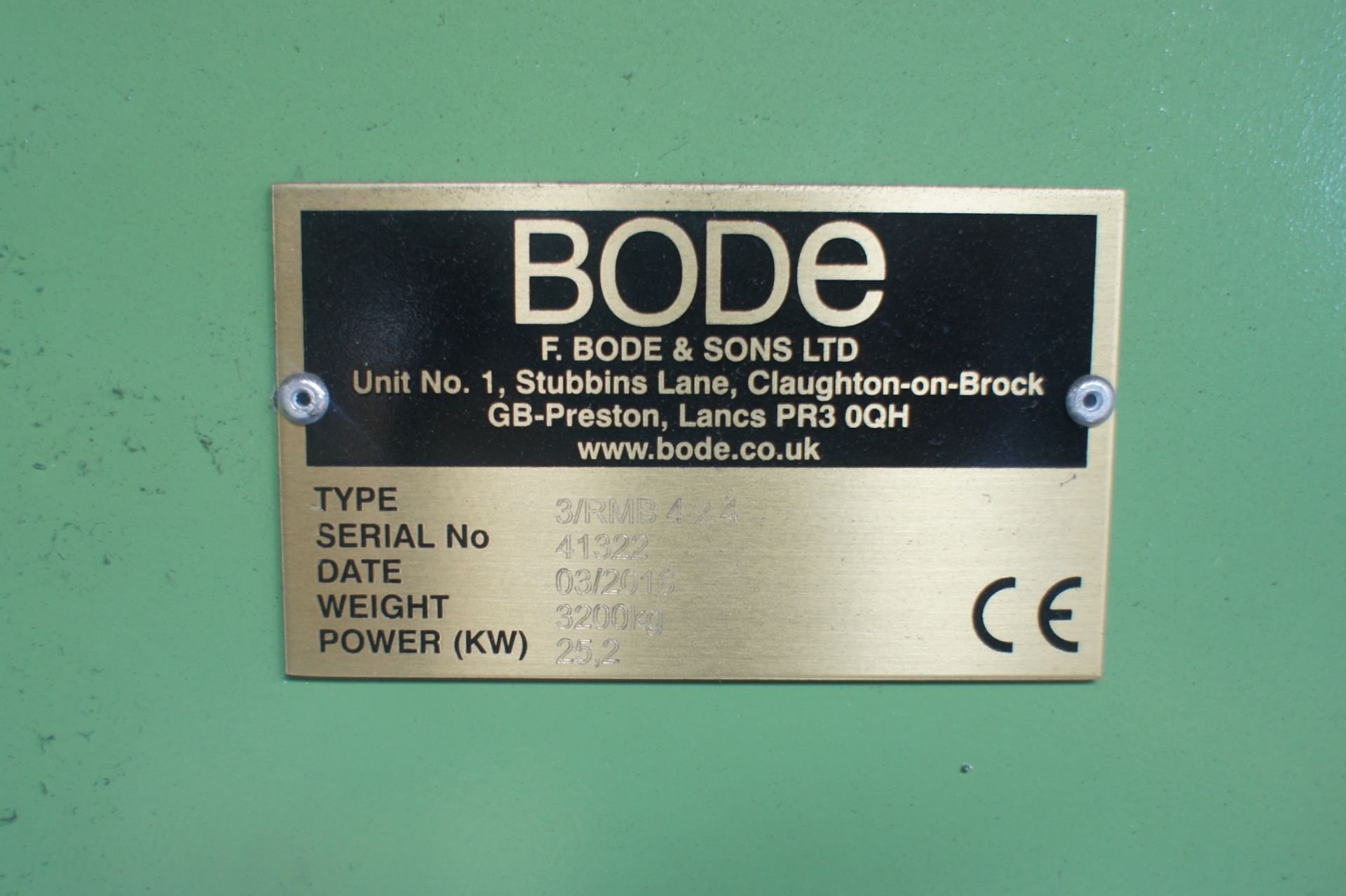 Bode 3/RMB 4x4 Column & Boom CNC Welding Manipulator System; Serial Number: 41322; Year: 03/2016. - Image 27 of 27