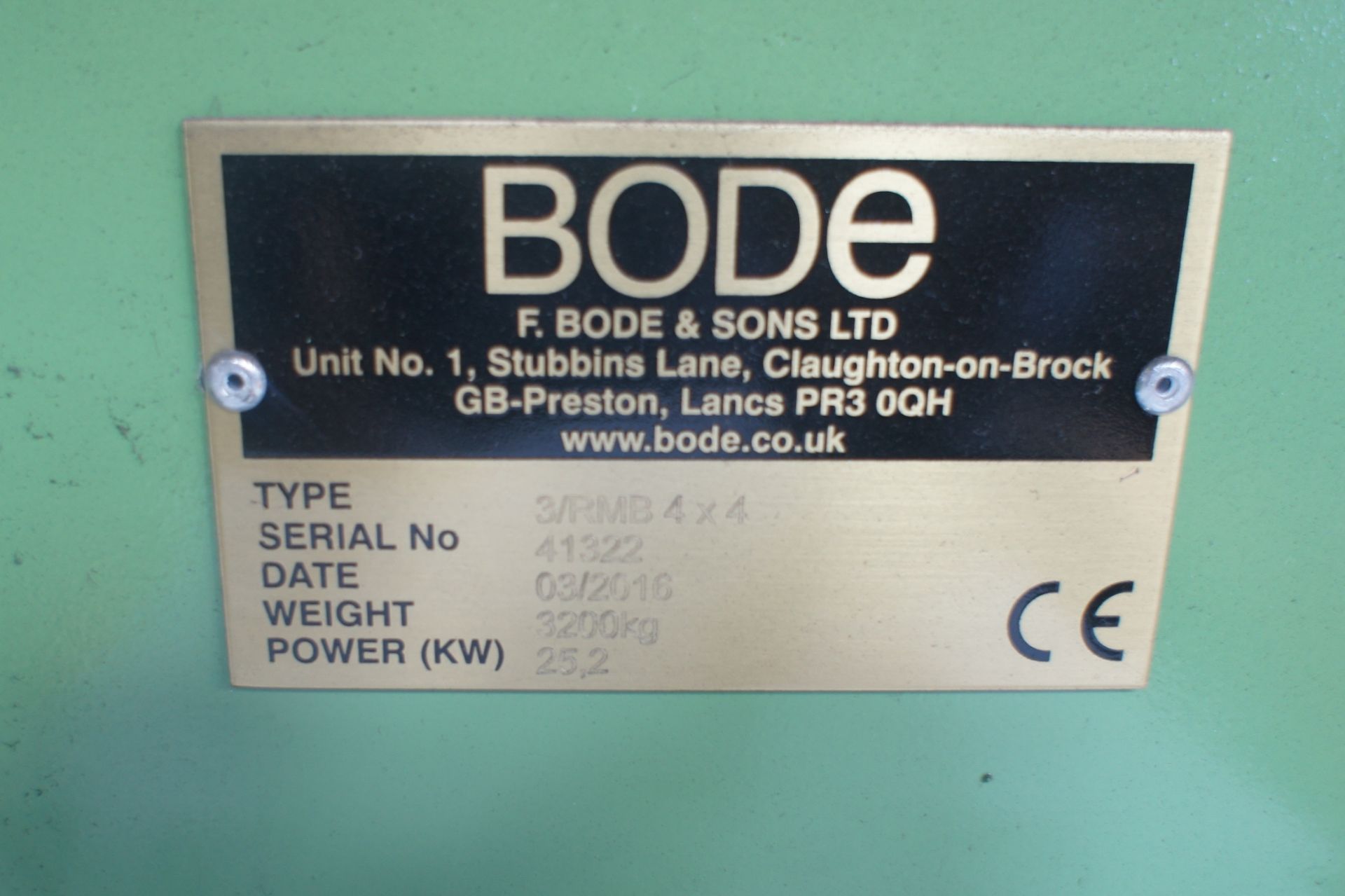 Bode 3/RMB 4x4 Column & Boom CNC Welding Manipulator System; Serial Number: 41322; Year: 03/2016. - Image 26 of 27