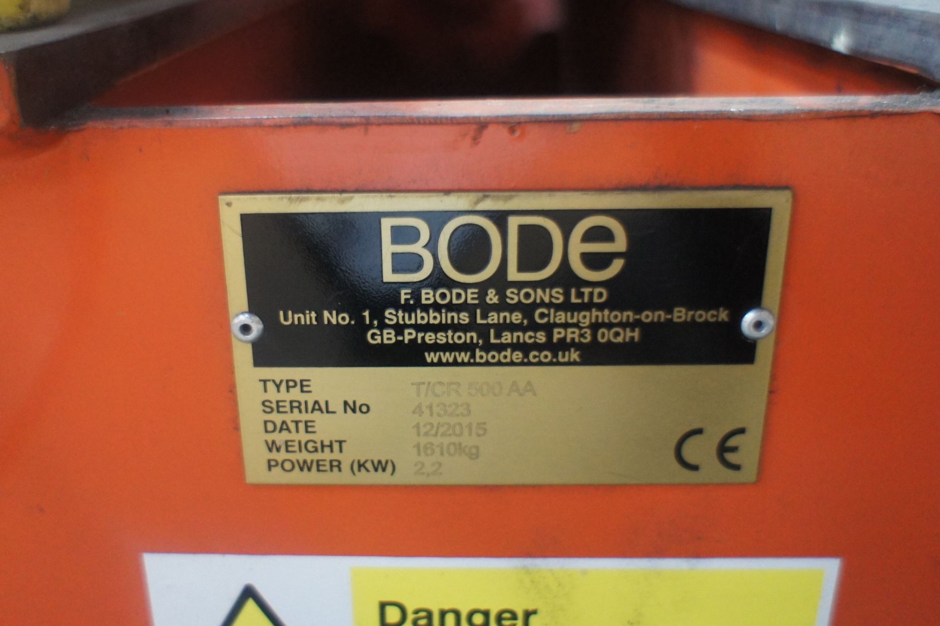 Bode 3/RMB 4x4 Column & Boom CNC Welding Manipulator System; Serial Number: 41322; Year: 03/2016. - Image 23 of 27