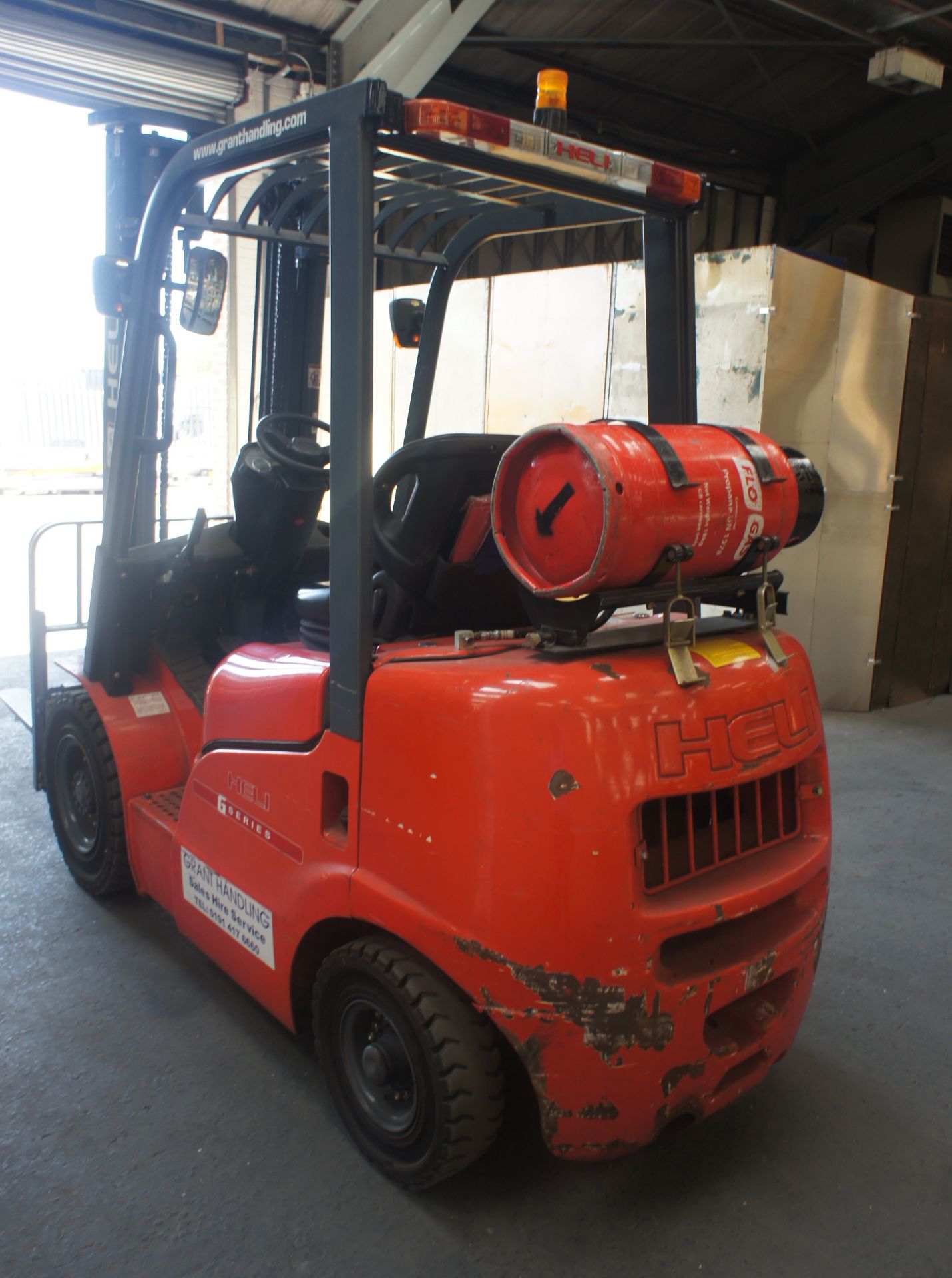 Heli FG250 LPG Forklift Truck, 2500kg capacity, duplex mast, side-shift, lift height: 3700mm, closed - Image 9 of 17