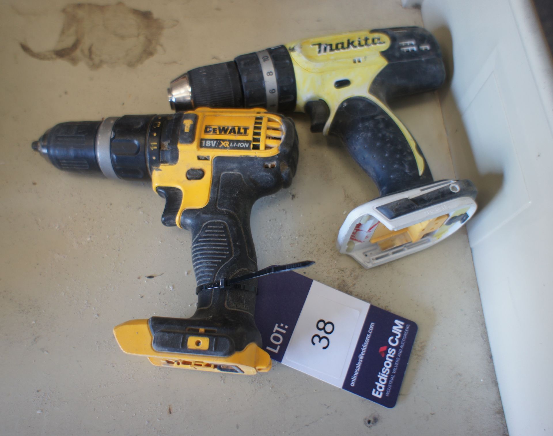 2 x Various Cordless Drills, Bodies only - Image 2 of 2