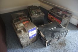 3 Various Used Batteries