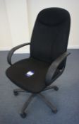 Upholstered Mobile Office Chair