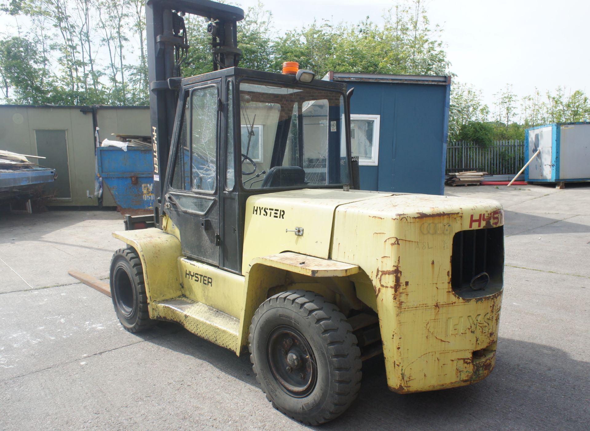 Hyster H7-00XL Diesel Forklift, 7000kg capacity, glazed cab, duplex mast, Lift Height, 4400mm, - Image 6 of 13