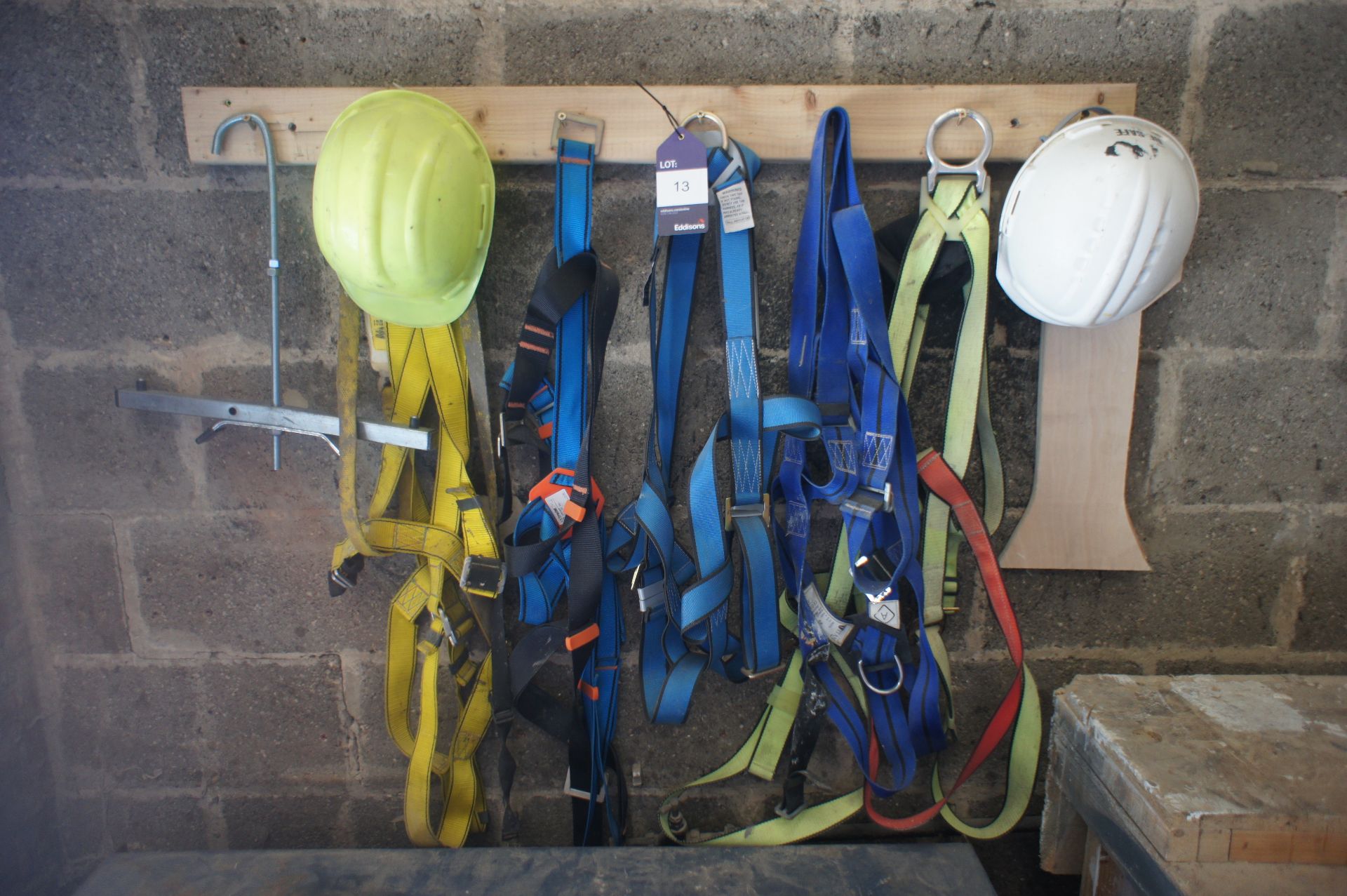 5 Various Safety Harness & Hard Hats