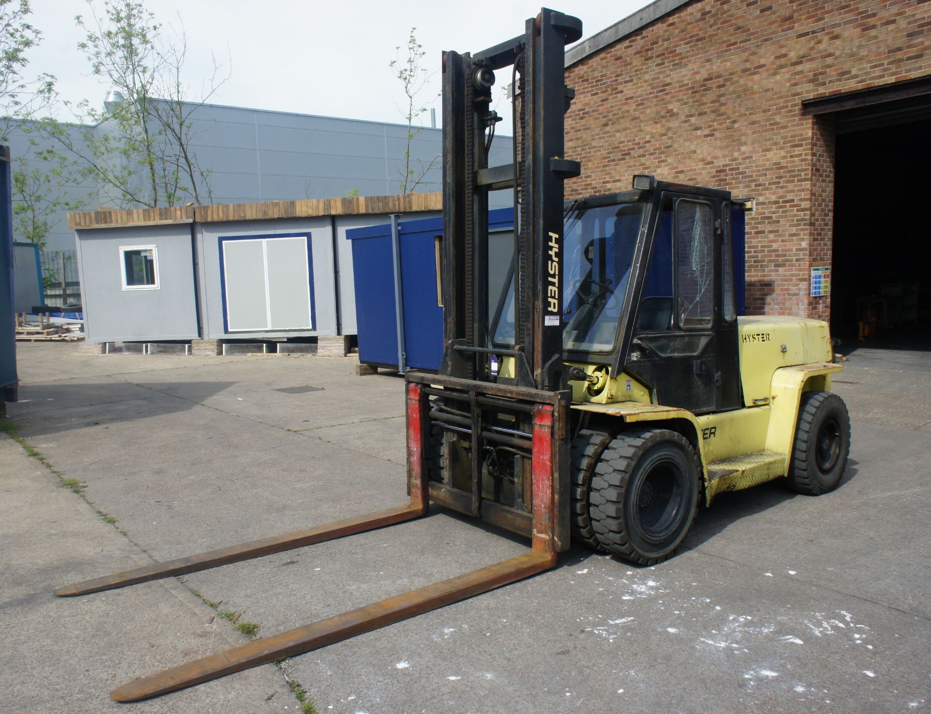 Hyster H7-00XL Diesel Forklift, 7000kg capacity, glazed cab, duplex mast, Lift Height, 4400mm,