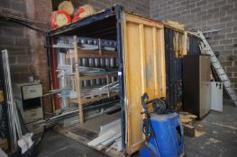 20ft Steel Shipping / Storage Container (disconnections required by a qualified electrician)