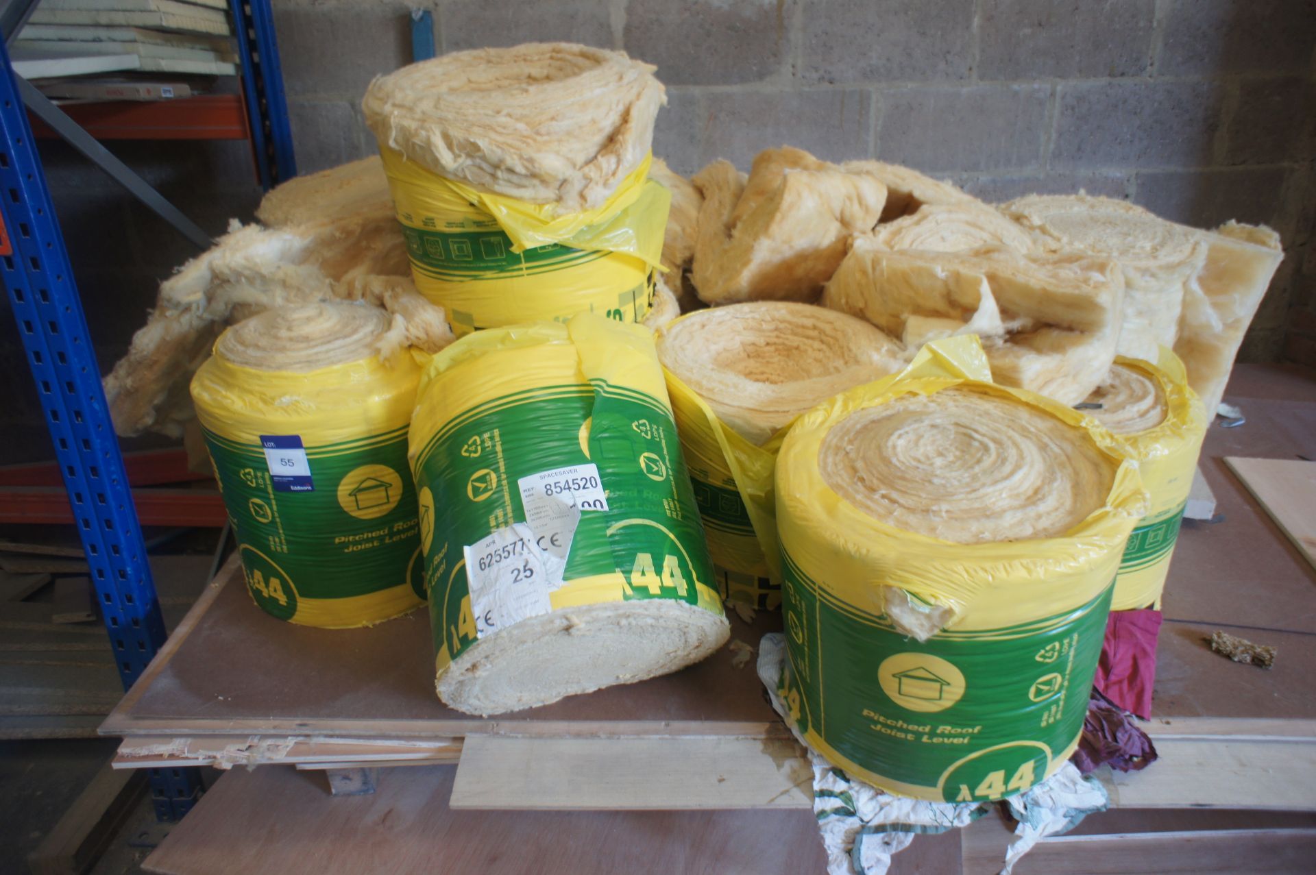 Qty of Various Rolls of Insulation