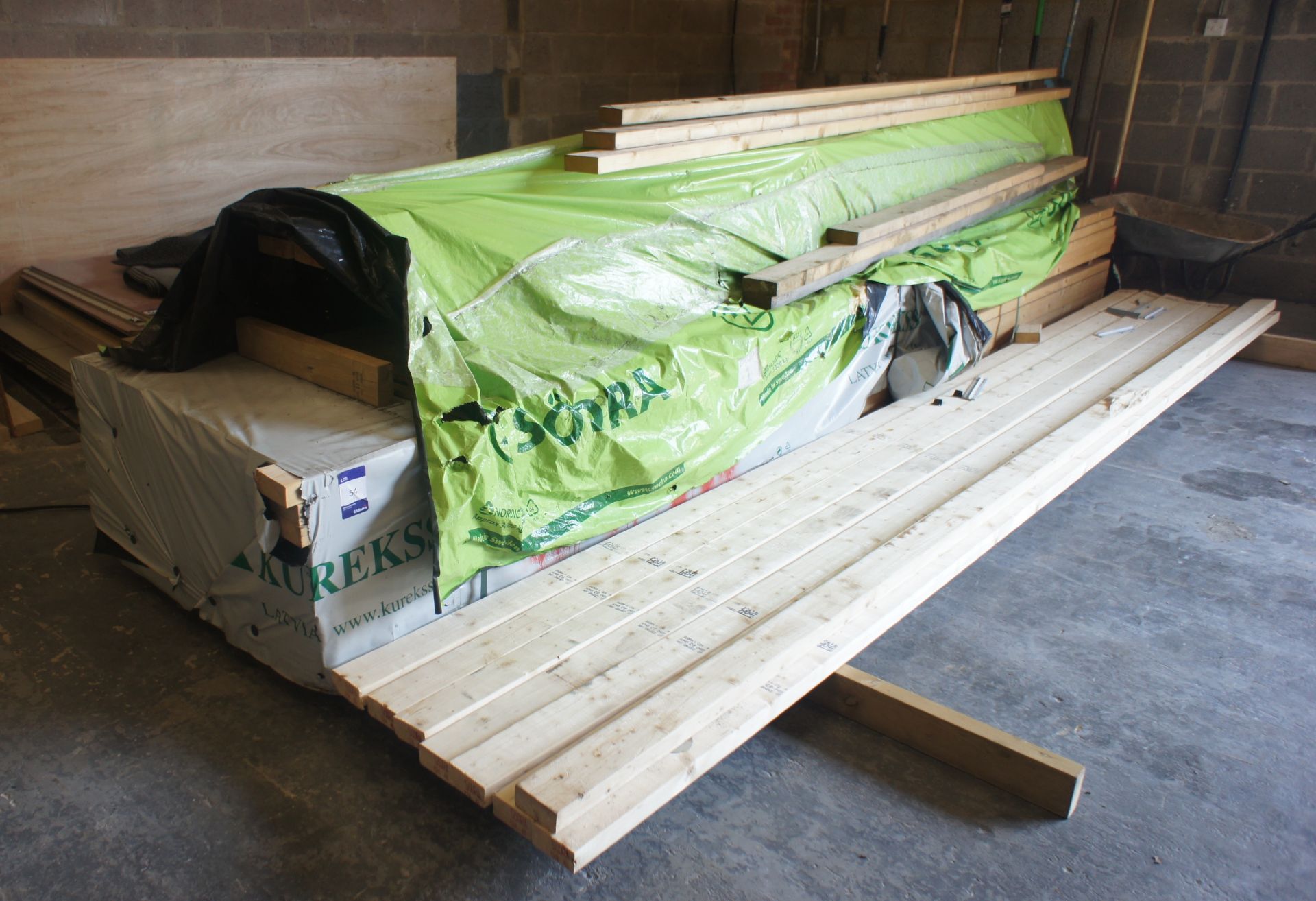 Quantity of Unused Timber 45 x 95 x 5000mm